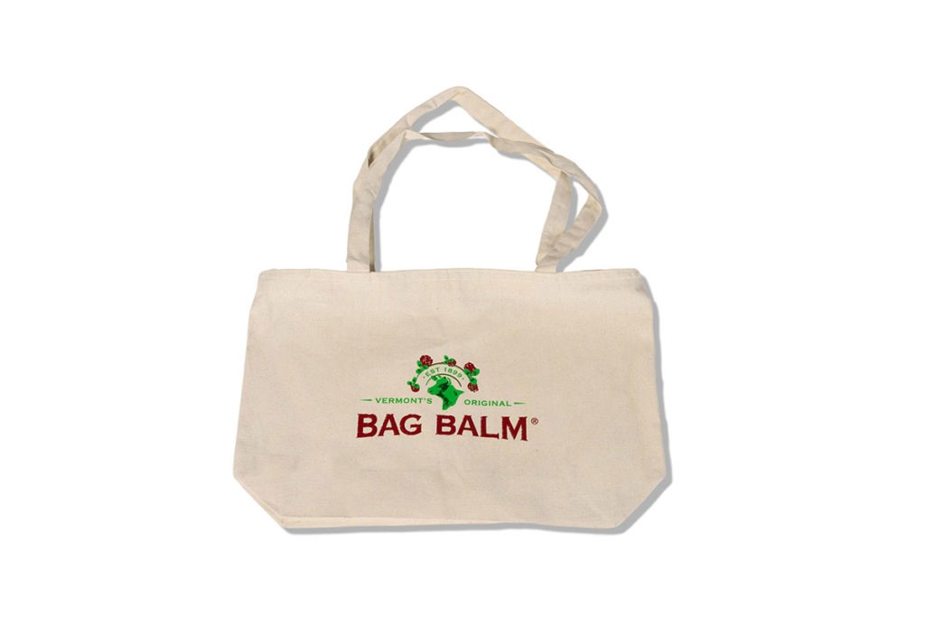 Product Shot of a Tan Bag Balm Bag