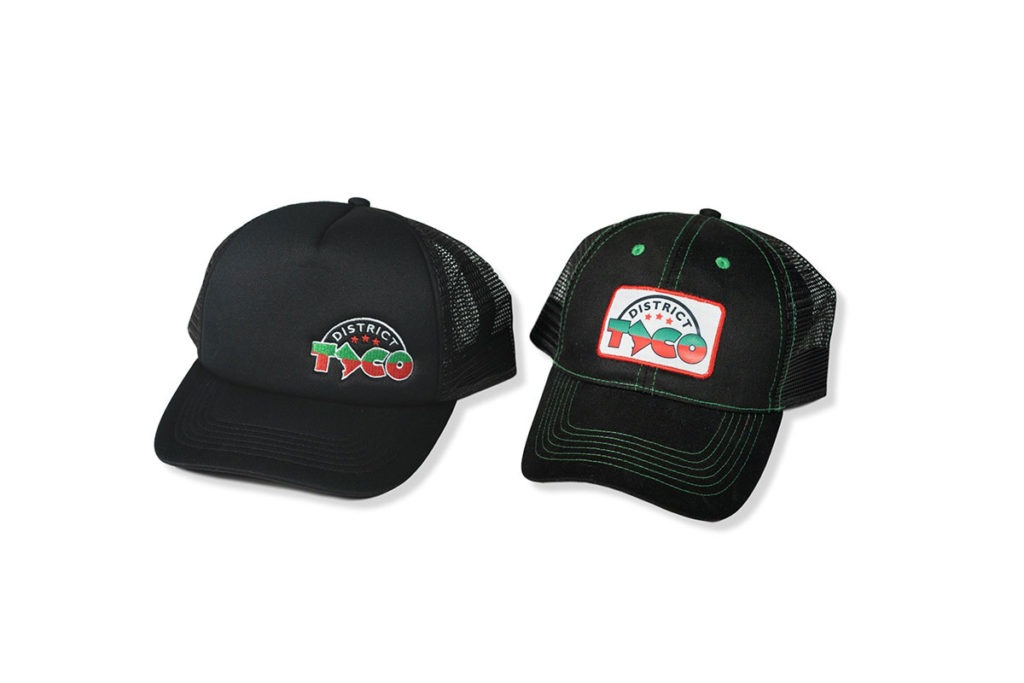 DISTRICT-TACO-SWAG Product Shot of Two District Taco Hats