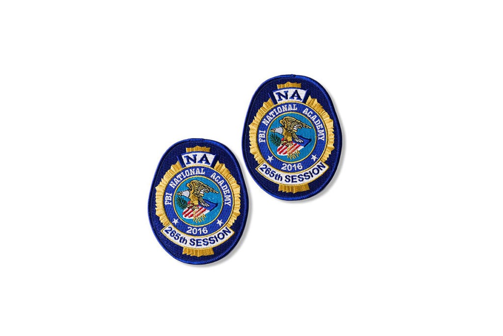 Product Shot of an FBI Patch