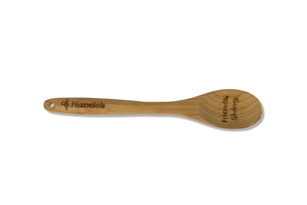 NANDOS-BAMBOO-SPOON Nandos Branded Bamboo Spoon