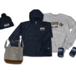 Product Shots of Phi Kappa Phi branded sweater, beanie, bag, and koozies