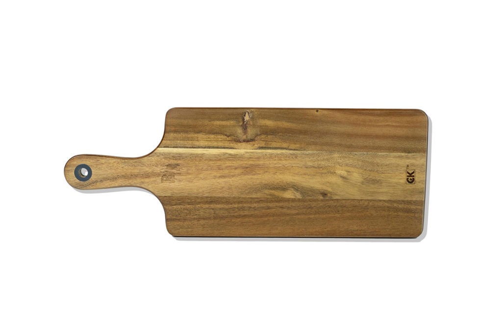 Product Shot of a R/A Bamboo Cutting Board